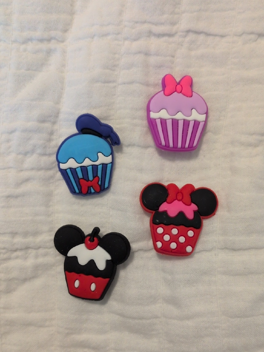 Cupcake Disney Shoe Charms